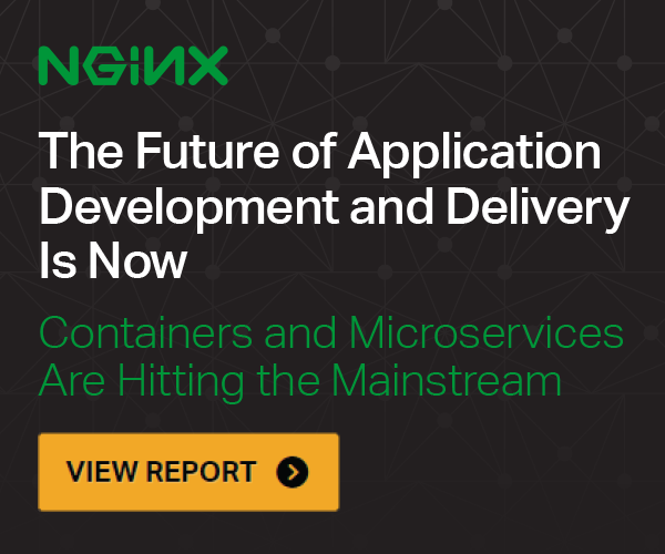 View Report titled 'The Future of Application Development and Delivery Is Now; Containers and Microservices Are Hitting the Mainstream'